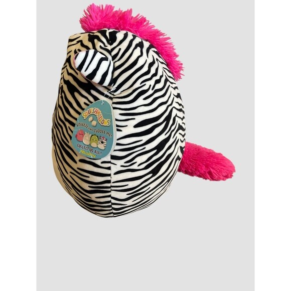 Kellytoy Squishmallow Large 18” Tracey Zebra Plush 2019 Pink Mane NWT - Picture 3 of 9